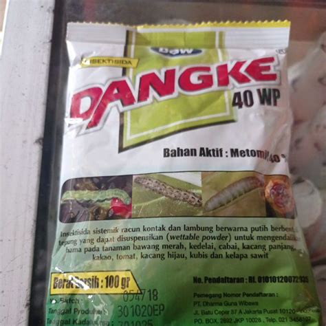 Jual Dangke 40 WP Insektisida Bubuk Pengendali Ulat Pada Tanaman Padi