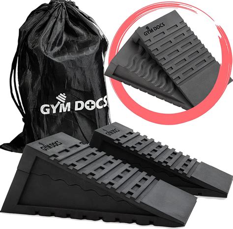 Amazon Gym Docs Squat Wedge Block Doctor Designed Pair Of