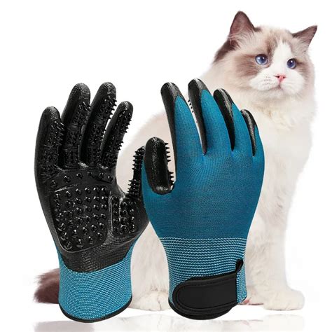 Handschuh Katzen Haar Desh Edding Haustier Handschuh Katze Pflege B