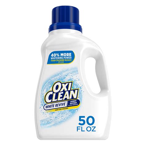 Oxiclean White Revive Laundry Whitener And Stain Remover Liquid 50 Fl Oz