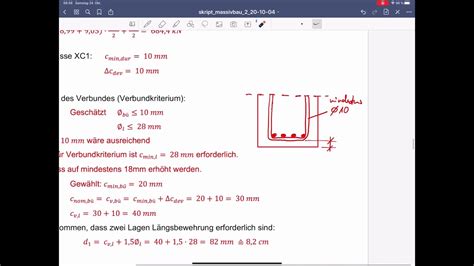 Massivbau 2 Übung 3 Teil 3 YouTube