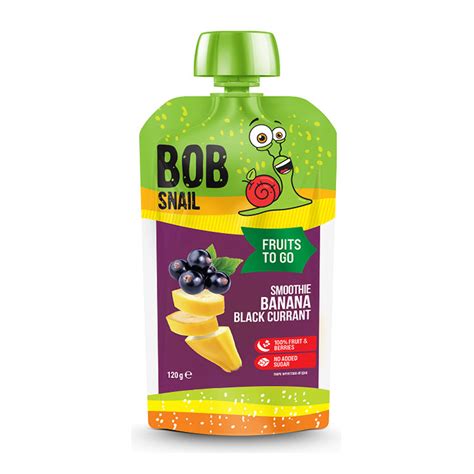 Bob Snail Smoothie Banan Czarna Porzeczka G Bob Snail Sklep