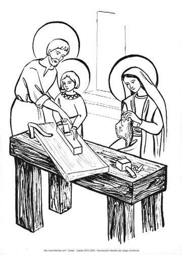 Vie cachée Le Chemin du Ciel Jesus Coloring Pages Family Coloring