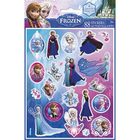 Frozen Characters Sticker Sheet (1pc)