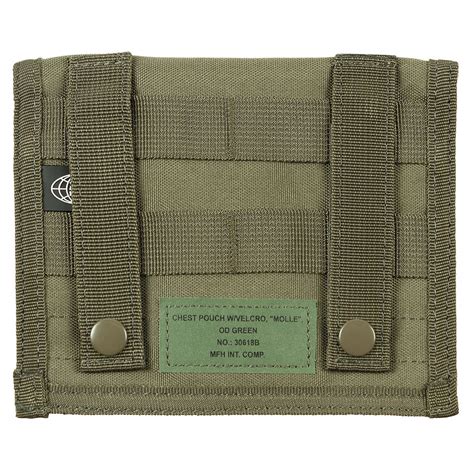 Mfh Int Comp Pouch Molle Bib To Formalities Olive Military Range