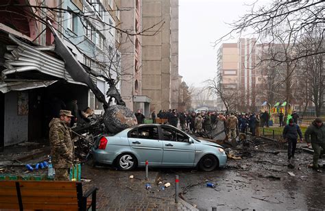 Crash D Un H Licopt Re Pr S De Kiev Morts Dont Le Ministre De L