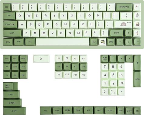 Guffercty Kred Gtsp Key Matcha Keycaps For Percent