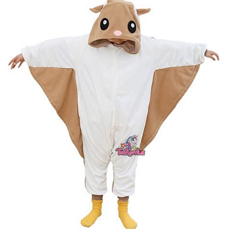 Fliegendes Eichhörnchen Kostüme Pyjamas Tier Onesie für Erwachsene und