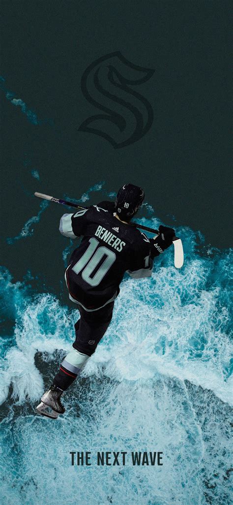 Download Matty Beniers Seattle Kraken Ice Hockey Player Wallpaper ...