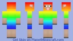 ~ DESC! ~ Rainbow Sheep! Minecraft Skin