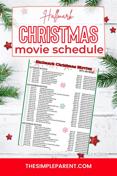 Printable List Of Hallmark Christmas Movies