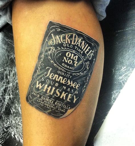 Jack Daniels Tattoo by Nick D'Angelo by NickDAngeloTattoos on DeviantArt