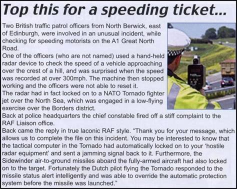 Top This For A Speeding Ticket Aviation Humor