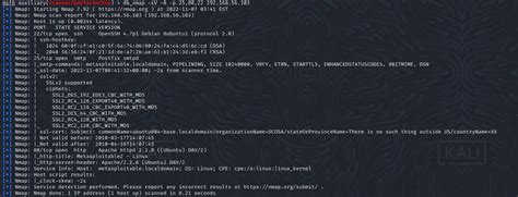 Using Metasploit And Nmap To Scan For Vulnerabilities In Kali Linux