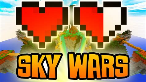 Minecraft SOLO Sky Wars 4 HALF A HEART WARRIOR YouTube