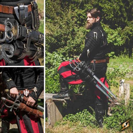 Fourreau Double Double Hanger Epic Armoury Cosplay GN LARP