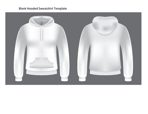 39 Blank Hoodie Templates [ Hoodie Mockups] ᐅ Templatelab