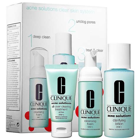 Clinique Acne Solutions Clear Skin System Starter Kit Clinique Acne