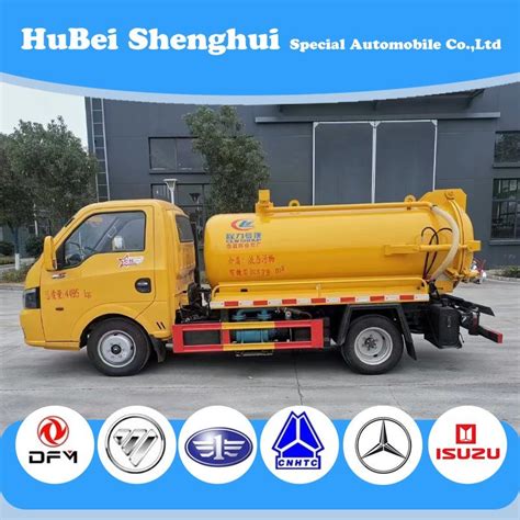 Factory New Liter Fecal Sludge Sewer Dredge Cleaning Sewage Suction