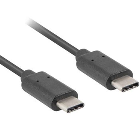 Cable USB 2 0 De Lanberg CA CMCM 10CU 0010 BK USB C Macho A USB C Macho