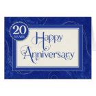 20 Year Work Anniversary Congratulations Card Zazzle