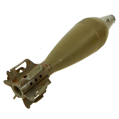Original U.S. WWII Type Deactivated 81mm M43 Mortar Round With M45 Poi ...