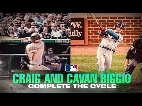 Craig And Cavan Biggio Hit For The Cycle Youtube Cavan Toronto