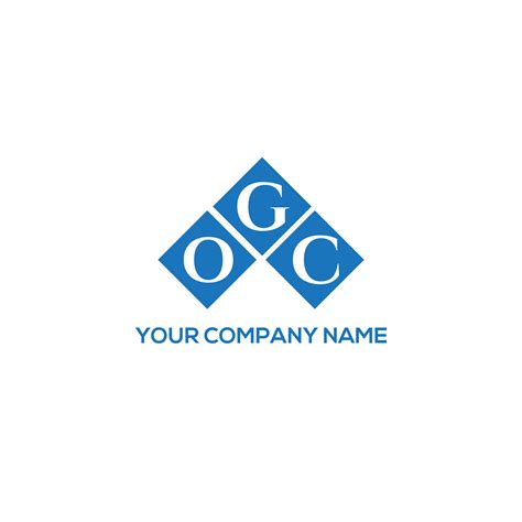 Ogc Letter Logo Design On White Background Ogc Creative Initials