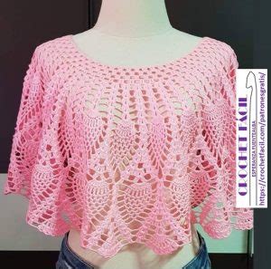 F Cil Capa Crochet Pi As Ropa Crochet F Cil