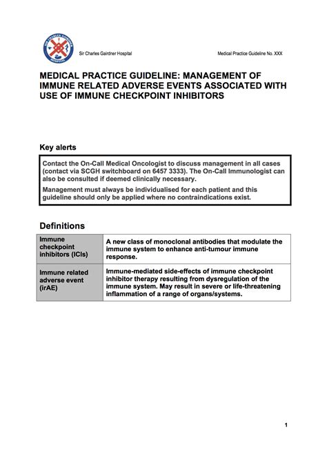 Immune Checkpoint Inhibitors Management Of Immune Related Reactions Charlie S Ed