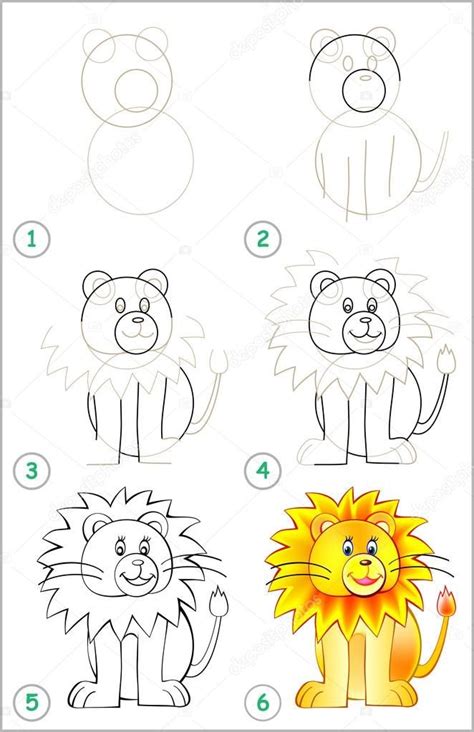 Un Leon Facil Como Dibujar Un Leon Paso A Paso How To Draw A Lion