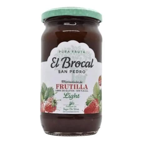 El Brocal Mermelada Light De Frutilla Grs Aldea Ecologica