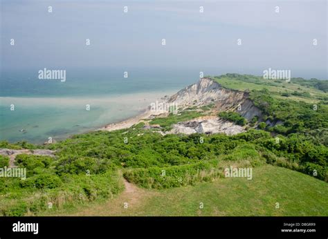 Massachusetts Marthas Vineyard Aquinnah View Of Gay Head Cliffs