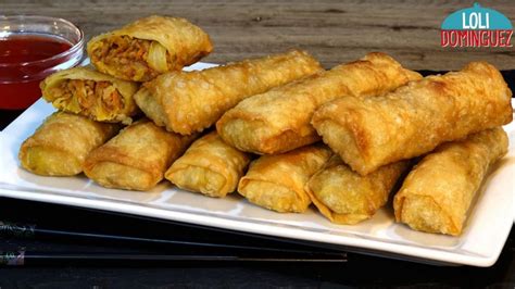 Rollitos de primavera con masa casera fácil en la Comunidad de Cocina