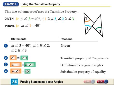 Substitution Property Of Equality Example With Angles