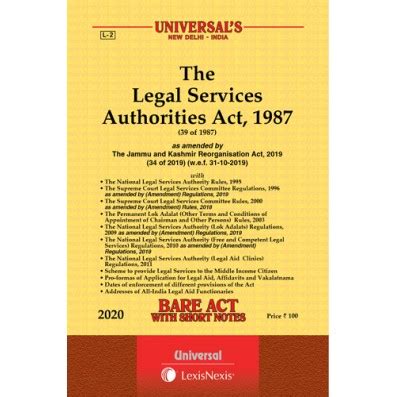 The Legal Services Authorities Act 1987 BARE ACT UNIVERSAL