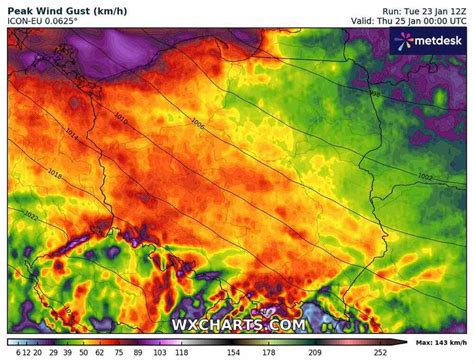 Cyklon Jitka nocą przyniesie wichury Wiatr w Polsce przekroczy 100 km