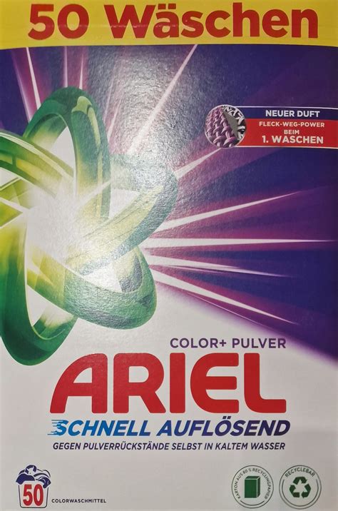 Niemiecki Proszek Ariel Do Prania Kg Pra Color Pulver