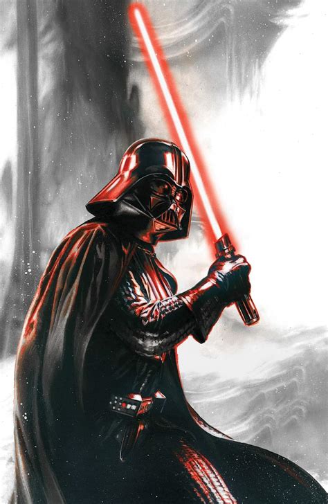 Star Wars Darth Vader Black White And Red 1 Variant Cover By