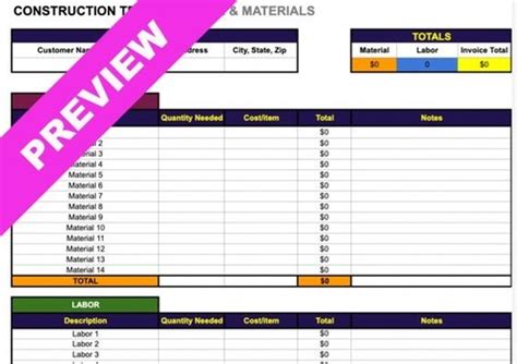 Time And Material Invoice Template - MarieIrvin Blog