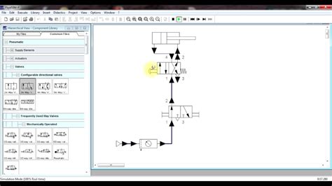 Festo Fluidsim Tutorial Double Acting Cylinder Electrical