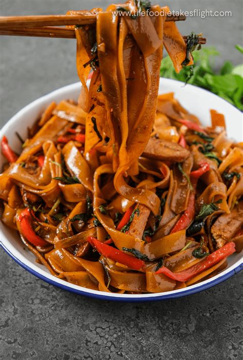 Vegan Thai Drunken Noodles Pad Kee Mao Artofit