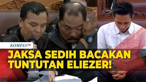 Tak Biasa Suara Bergetar Hingga Tepuk Punggung Jaksa Sedih Bacakan