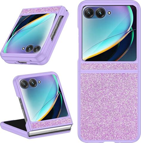 Ninki Compatible For Motorola Razr Plus Case Glitter Motorola