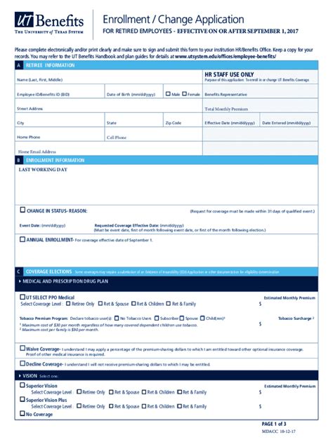 Fillable Online Aetna Dental Enrollment Change Request Fax Email