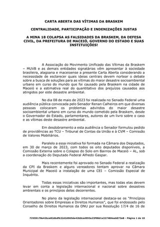 Carta Aberta das Vítimas da Braskem 06 DEZ 2023 1 pdf