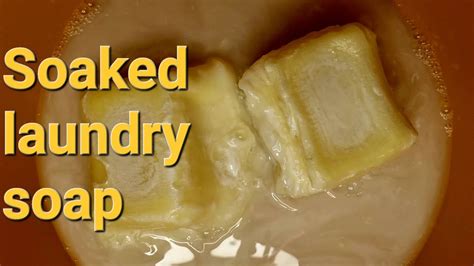 Soaked Laundry Soap Mushy Soap Asmr Yellow Bar Soap