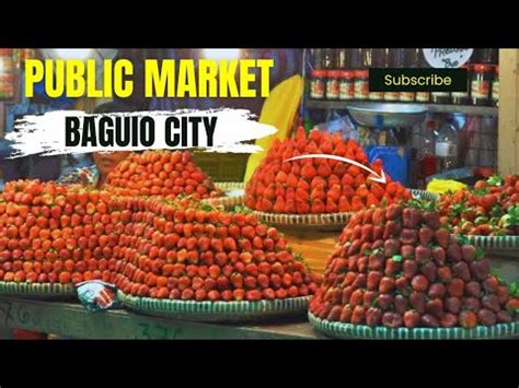 Baguio Public Market Walk Tour Youtube