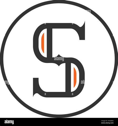 Letter S Logo Design With Negative Space Effect For Illustration Use