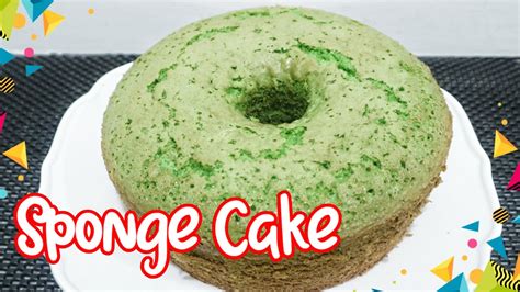 Cara Membuat Sponge Cake Lembut Dan Enak Youtube